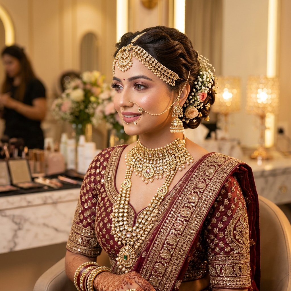 Indian Bridal Makeover - Yakshita Beauty Parlour & Salon